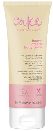 Cake Beauty Heavy Cream Smoothing Body Butter Balm, 7 Ounces