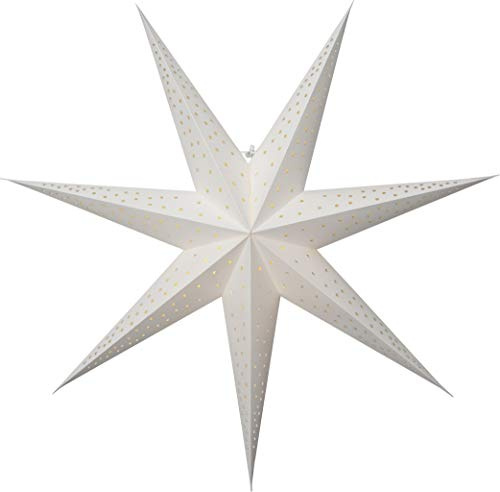 Star - Estrella de papel, color blanco
