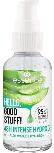 Essence Cosmetics HELLO, GOOD STUFF! 48h INTENSE HYDRO gel viso, idratante, levigante, curativo, naturale, gel, 30 ml