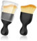 MenYiYDS 2 Pcs Brosse douce de balayage de poussière intérieure de voiture, brosse douce de nettoyage intérieur de voiture, brosse de dépoussiérage de voiture/brosse de nettoyage de voiture domestique