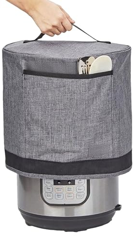 Cubierta De Freidora De Aire - Cubierta De Polvo De Olla A Presión | Caso Protector De La Olla De Arroz Con Material Fuerte | Cubiertas A Prueba De Polvo Engrosadas Con Mango De Transporte Y Bolsillo