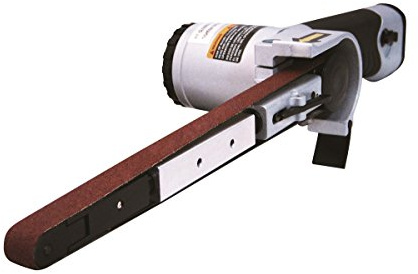 Astro Pneumatic 3037 Air Belt Sander (1/2 x 18) with 3pc Belts (#36, 40 & #60)