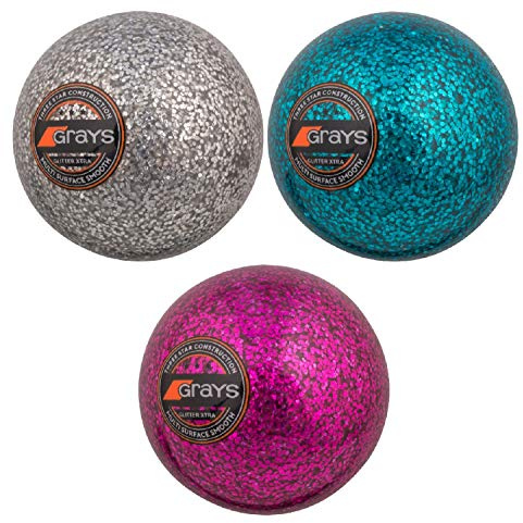 Grays Hockey Glitter Extra Training Balls (Silver, Qty 1)