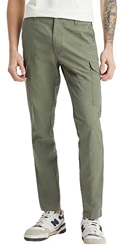 Dockers CARGO SLIM TAPERED, Casual Pants Hombre, Multicolor (Camo), 33W / 34L