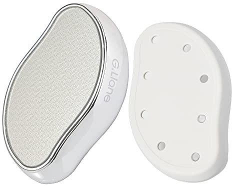 G.Liane Foot Scrubber Callus Remover - Nano Glass Foot File Pedicure Foot Care Painless Dry and Wet Use for Hard Skin Calluses Removal (Silver)