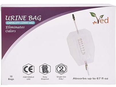 Ved Urinbeutel 2000 ml, mit Ablassventil (10er Pack)