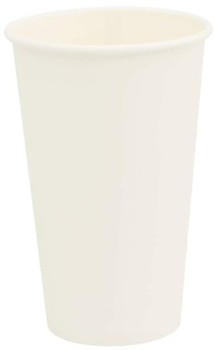 vidaXL Kaffekoppar i papper 1000 st 16oz 400ml vit