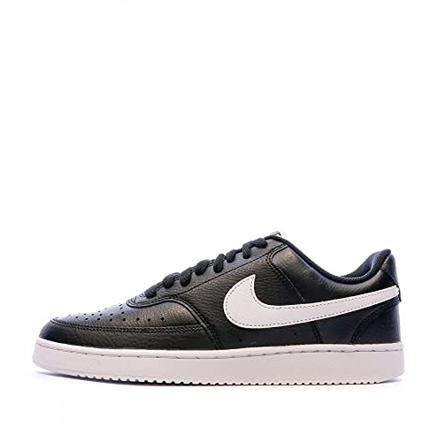 Nike Court Vision Low, Sneakers Basses Homme, Noir (Black/White-Photon Dust 100), 45 EU
