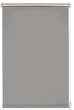 Gardinia Tenda a Rullo Termica EASYFIX con Fissaggio a Incastro o con Adesivo, Altamente Riflettente, Risparmio energetico, Opaca, Tutte Le Parti di Montaggio Incluse, Grigio, 65 x 150 cm (LxH)