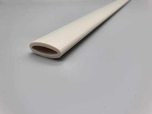 **MADE TO MEASURE** ROMAN ROLLER BLIND BOTTOM BAR ROD WEIGHT Hollow Oval Pvc Slat! (40 cm)