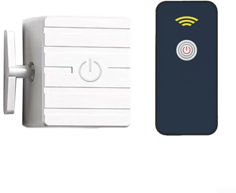 Entgoinggo Interruttore intelligente a pulsante, robot interruttore wireless, telecomando per la casa, interruttore della luce, per interruttori della luce, ventilatori, TV, campanelli (host + 2