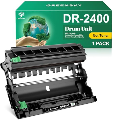 GREENSKY DR2400 Compatible for Brother DR-2400 Drum Unit for Brother HL-L2350DW HL-L2310D HL-L2370DN HL-L2375DW DCP-L2510D DCP-L2530DW MFC-L2710DW MFC-L2710DN MFC-L2750DW L2370DN L2375DW