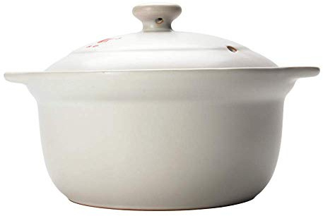 Olla de cerámica de 3,3 l Resistente al Calor, Apta para 2-6 Personas, Ideal para repostería, guisos, Pasteles y bizcochos de Pescado.