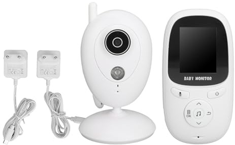 Monitor de bebé de video Gearwell, cámara de bebé inalámbrica, monitor de visión nocturna HD, pantalla LCD de 2.0 pulgadas, de seguridad para bebés para bebés de 2 vías,