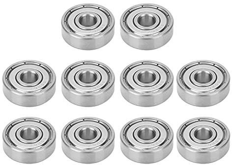 Kullager S626Z Rostfritt stål Höghastighets Tyst rotation Skateboardlager Rullskridskor Lager Elektriska skateboardlager 10st 6x19x6mm