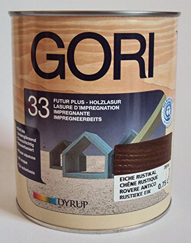 Gori 33 Futur Plus Holzlasur, 2,25 Liter/Farbton Eiche Rustikal Nr. 7814