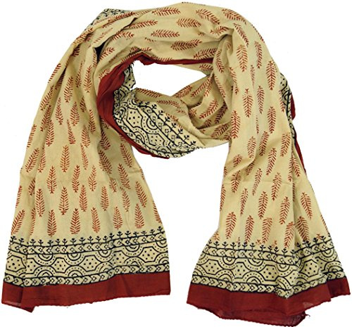 Guru-Shop, Panno Sottile, Pareo, Appeso al Muro, Gonna a Portafoglio, Abito da Sarong, Rosso Combinazione 12, Cotone, Dimensione Indumenti:One Size, 160x100 cm, Panni Stampati