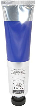 Artist Ölfarbe, 200 ml Großtube in 30 Farben, feine Künstlerqualität (17-ultramarinblau)