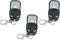 SQUADO - 3 Telecomandi per Cancelli Automatici, Universale e Compatibile, Installazione Facile e Veloce