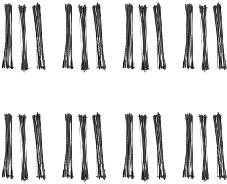 GNURBDILFO 288Pcs Scroll Saw Blades 127mm Carbon Steel Fretsaw Blades with Pin 15/18/24 Teeth Standard Fine Cut Saw Blades