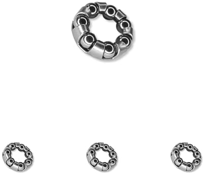 cyclingcolors Fahrrad kugellager kugellagerkäfige 13/20mm 4.76mm (3/16) kugelring vorderrad Achse innenlager fahrradnabe Lager lagerkäfig nabe Rad Achse (Packung mit 4)