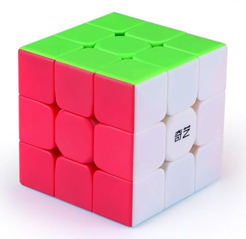 Logica Giochi - Cubo Magico 3x3 Warrior S - Senza Adesivi - Cubo veloce e economico - Per speedcubers - Giochi intelligenti
