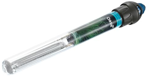 Oase HeatUp 100 - Riscaldatore per Acquario, riscaldatore per acquari d'Acqua Dolce e Marina con termometro, 100 W