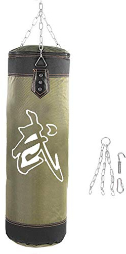 Heavy Boxing Punching Bag, Empty Sandbag Hanging Punching Bag Training MMA Kickboxing Muay Thai Boxing Sandbag Hook Sandbag Fight Karate Punch Punching Sand Bag Sandbag replacement for Kid Adult(