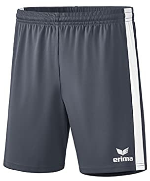 Erima Unisex Erwachsene Retro Star Short (3152109), Slate Grey/weiß, L