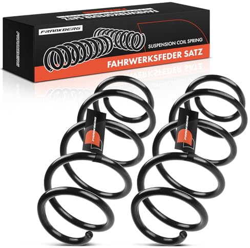 Frankberg 2x Muelles de chasis Muelles de suspensión Compatible con Golf VI 5K1 Golf V Variante 1K5 Golf V 1K1 S.c.i.r.o.c.c.o 137 138 J.e.t.t.a IV 162 163 AV2 AV3 Replace# RA3519