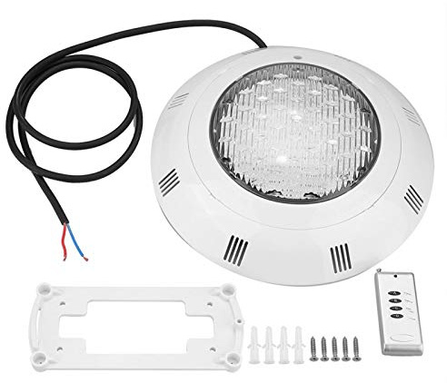 Oumefar 30W 300 LED RGB Piscina Subacuática Multicolor Luz Brillante Luz Impermeable para Piscina con Control Remoto