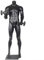 Schaufensterpuppe Männlich Sportmodell, Fitness-Haltung, männliche Schaufensterpuppen-Gliedmaßen sind bewegliche Form-Display-Kunststoff-Mobile-Metallbasis, für Sportbekleidungsgeschäfte ( Color : Dum