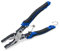 4-in-1 Linesman Pliers with Stripper and Crimper Multifunction Compound Linemans Pliers with Spring Loaded and Safety Lock Side Cutters Heavy Duty for Electrician and Homes