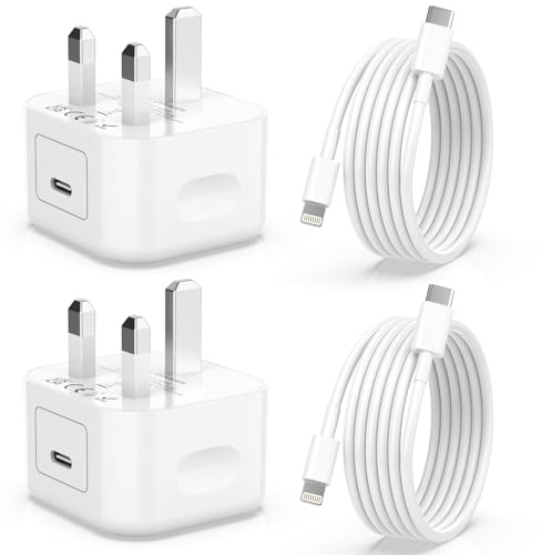 iPhone Charger Fast Charge for iPhone 14 13, 2Pack 20W Fast Apple Charger with 2M/6FT Cable MFi Certified Fast Phone Charging USB C To Lightning Cable for iPhone 14 13 12 11 Pro Max XS XR X SE 8, iPad
