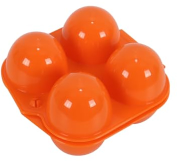 Gutol 2 stycken ägglådor resor ägglåda 4 fack ägglåda för camping kylskåp picknick utomhusresor