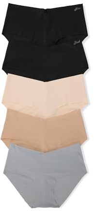 Victoria's Secret PINK Women's No Show Hipster Underwear, Panties for Women, Spring Basic Pack, (M)