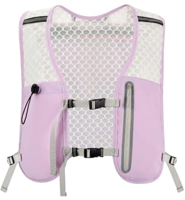 Générique Sac à Dos Léger Sport Randonnée Cyclisme Veste Téléphone Portable Gourde Multifonction Mince Homme Femme (Purple, One Size)