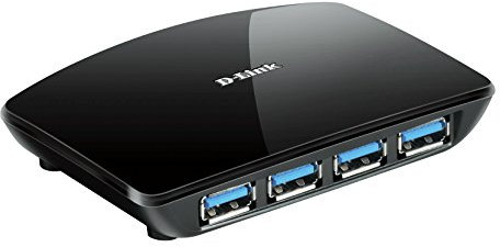 D-Link DUB-1340/B SuperSpeed USB 3.0 Hub mit 4 Anschlüssen