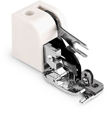 Powstro Accessorio per macchina da cucire Taglierina laterale per cucire Macchina da cucire Piedino Piedini Attacco Compatibile con tutti gli steli bassi Cantante Janome Kenmore Bianco Juki