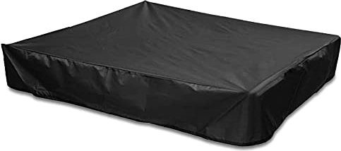 Copertura per sabbiera giocattolo, impermeabile, antipolvere, 120 x 120 cm, telo di copertura per sabbiera con cordoncino, telo per sabbiera per terrazze, piscina, giardino