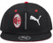 AC Milan Cappello con Visiera, Cappellino Estivo Classico con Logo Ufficiale, Cappellino Uomo o Donna, Unisex, Regolabile, Regolabile, Nero/Bianco (Visiera Piatta)
