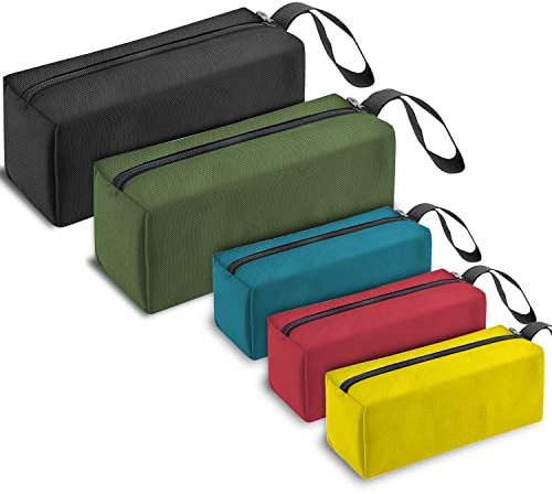 5color Small Tool Pouch,Multipurpose tool bag,Waterproof small pouch bag,Utility Zipper tool bag organiser,with Dependable Zipper