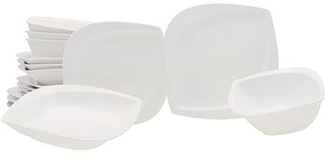 CreaTable, 11442, serie Melbourne, 16-delat porslinsset, kombiservis av porslin