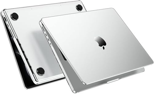 EooCoo Hülle kompatibel für MacBook Pro 14 Zoll (2021-2025) M5 M4 M3 M2 M1 A3434 A3112 A3185 A3401 A2992 A2918 A2779 A2442, Ultradünne Hartschale Schutzhülle Case [Umfassendem Schutz]-Matt Transparent