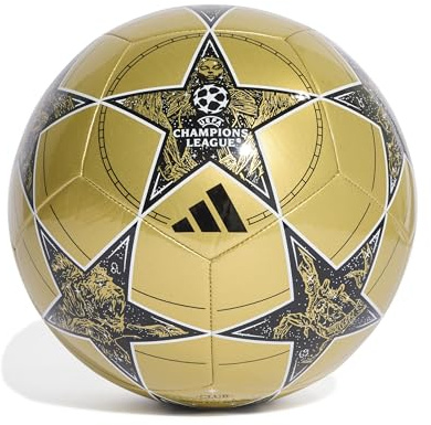 adidas UEFA Champions League Club Ball JP1536, Unisex Footballs, Gold, 4 EU