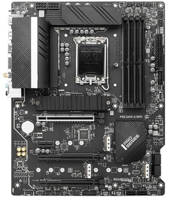 motherboard Fit For MSI PRO Z690-A WIFI Motherboard Intel Z690 192GB LGA 1700 PCI-E 5.0 M.2x4 12th Gen I9-13900F I7-13700 CPU 4XDDR5 HDMI ATX
