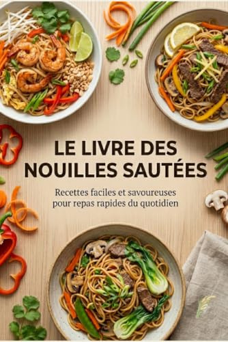 Le Livre des Nouilles Sautées: Recettes faciles et savoureuses pour repas rapides du quotidien
