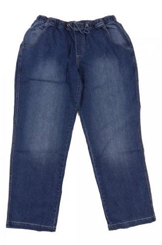 Abraxas Jogging Jeans Gummibund in Übergröße bis 10XL, Stonewash, Größe:12XL