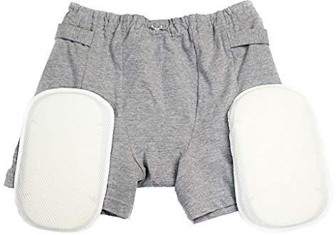 LOVIVER Protektorenhose Unterhose Hüftschutzhosen für Frauen, Grau, M