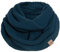 KNIT FACTORY - Jamie Loop Schal - Gestrickter Schlauchschal - Herbst & Winter Essentials - Zeitloses Mode-Accessoire - Für Damen und Herren - Strickschal mit Wolle - Hochwertige Qualität - Petrol